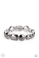 Load image into Gallery viewer, Paparazzi “Extra Exposure” Silver Stretch Bracelet
