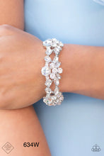 Load image into Gallery viewer, Paparazzi “Beloved Bling” White - Stretch Bracelet
