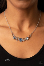 Load image into Gallery viewer, Paparazzi “Celestial Cadence” Blue Necklace Earring Set
