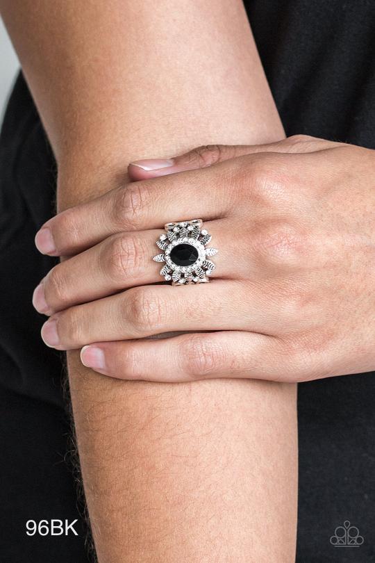 Paparazzi “Burn Bright Black” Ring