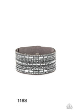Load image into Gallery viewer, Paparazzi “Rebel Radiance&quot; Silver Bracelet - Cindysblingboutique
