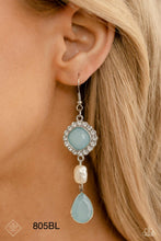 Load image into Gallery viewer, Paparazzi “European Energy” Blue Dangle Earrings - Cindysblingboutique
