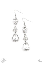 Load image into Gallery viewer, Paparazzi “Once Upon a Twinkle” White Earrings - Cindys Bling Boutique
