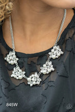 Load image into Gallery viewer, Paparazzi “HEIRESS of Them All” White Necklace Earring Set

