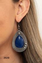 Load image into Gallery viewer, Paparazzi &quot;Western Fantasy&quot; Blue Dangle Earrings
