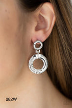Load image into Gallery viewer, Paparazzi “Modern Motivation&quot; White Post Earrings
