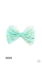 Load image into Gallery viewer, Paparazzi &quot;Twinkly Tulle&quot; Green Hair Clip - Cindysblingboutique
