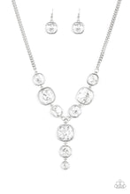Load image into Gallery viewer, Paparazzi &quot;Legendary Luster&quot; White Necklace Earring Set
