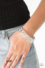 Load image into Gallery viewer, Paparazzi “Yours and VINE” White Stretch Bracelet
