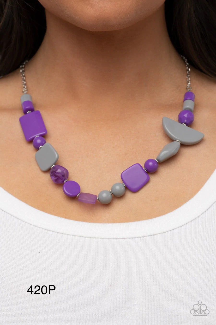 Paparazzi “Tranquility Trendsetter” - Purple Necklace Earring Set