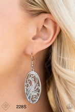 Load image into Gallery viewer, Paparazzi “High Tide Terrace&quot; Silver Dangle Earrings
