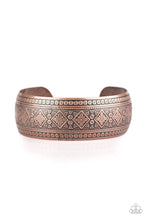 Load image into Gallery viewer, Paparazzi &quot;Gorgeously Gypsy&quot; Copper Cuff Bracelet - Cindysblingboutique
