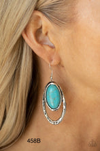 Load image into Gallery viewer, Paparazzi “Pasture Paradise” Blue Dangle Earrings - Cindys Bling Boutique
