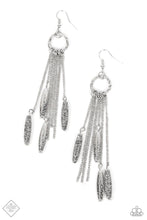 Load image into Gallery viewer, Paparazzi “Thrifty Tassel” - Silver Earrings
