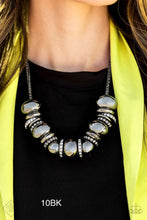 Load image into Gallery viewer, Paparazzi &quot;Only The Brave&quot; Black Necklace  Earring Set
