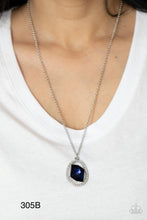 Load image into Gallery viewer, Paparazzi “Undiluted Dazzle” Blue - Necklace Earring Set
