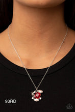 Load image into Gallery viewer, Prismatic Projection Red Necklace - Cindys Bling Boutique
