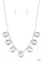 Load image into Gallery viewer, Paparazzi &quot;GLOW-Getter Glamour&quot; White Necklace Earring Set
