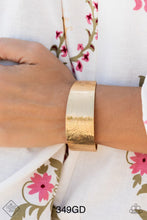 Load image into Gallery viewer, Paparazzi &quot;Coolly Curved&quot; Cuff Gold Bracelet - Cindysblingboutique
