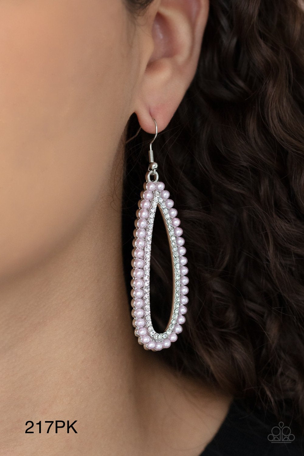 Paparazzi “Glamorously Glowing” Pink Dangle Earrings