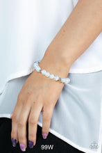 Load image into Gallery viewer, Paparazzi &quot;Forever and a DAYDREAM&quot; White Stretch Bracelet - Cindysblingboutique
