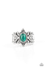 Load image into Gallery viewer, Paparazzi “Reformed Refinement” Green Stretch Ring - Cindys Bling Boutique
