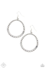 Load image into Gallery viewer, Paparazzi “Rustic Society” Silver Dangle Earrings
