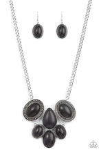 Load image into Gallery viewer, Paparazzi “All-Natural Nostalgia” Black - Necklace Earring Set
