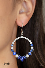 Load image into Gallery viewer, Paparazzi &quot;Revolutionary Refinement&quot; Blue Dangle Earrings - Cindysblingboutique
