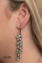 Load image into Gallery viewer, Paparazzi &quot;Unlimited Luster&quot; Black Dangle Earrings - Cindys Bling Boutique

