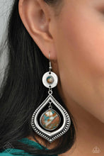 Load image into Gallery viewer, Paparazzi “Cuz I CLAN” Brown Dangle Earrings - CindysBlingBoutique
