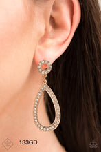 Load image into Gallery viewer, Paparazzi “Regal Revival” Post Earrings - Gold
