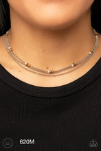 Load image into Gallery viewer, Paparazzi “Bountifully Beaded” Multi - Choker Necklace Earring Set
