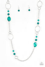 Load image into Gallery viewer, Paparazzi “Very Visionary” Green Necklace Earring Set - Cindys Bling Boutique

