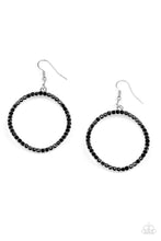 Load image into Gallery viewer, Paparazzi “Vintage Vault” &quot;Stoppin Traffic&quot; Black Dangle Earrings - Cindysblingboutique
