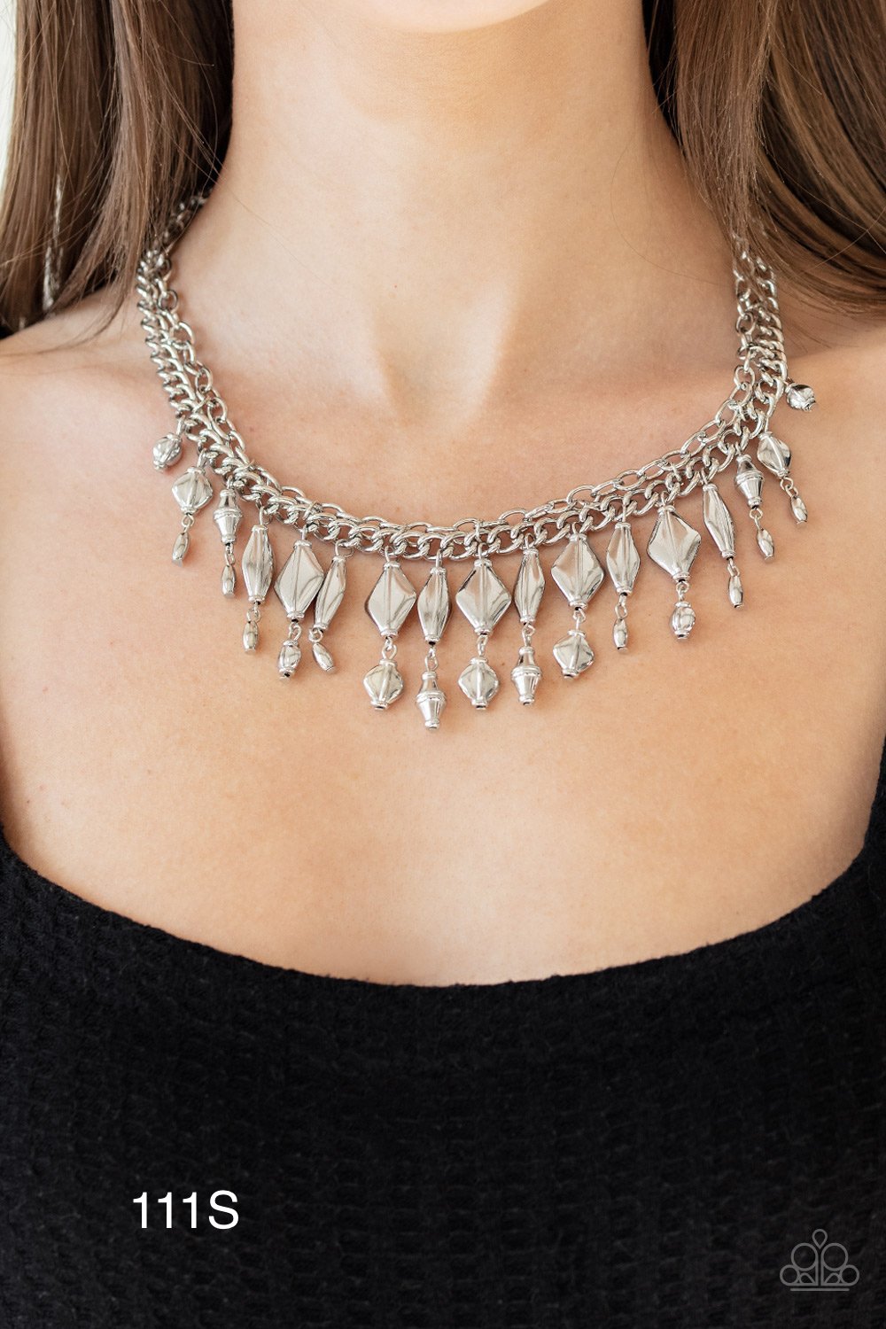 Paparazzi “Trinket Trade“ Silver Necklace